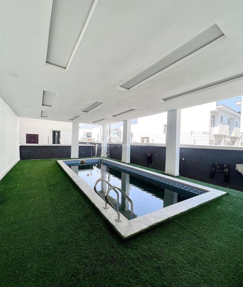 Decent 4 Bedroom Semi Detached Duplex with Bq and Pool, Orchid Road, Lekki, Lagos, Semi-detached Duplex for Rent