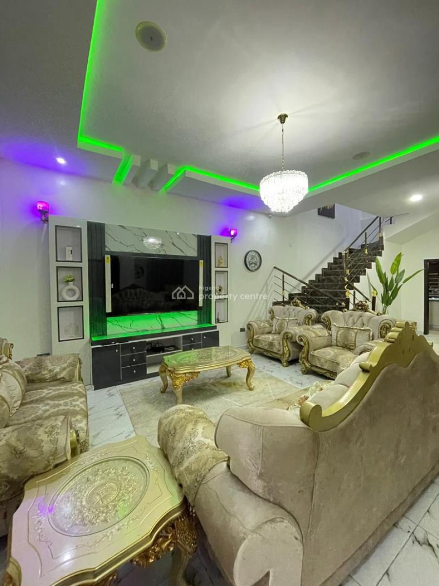 4 Bedroom Semi Detached Duplex with Furnitures, Orchid Road, Lekki, Lagos, Semi-detached Duplex for Rent
