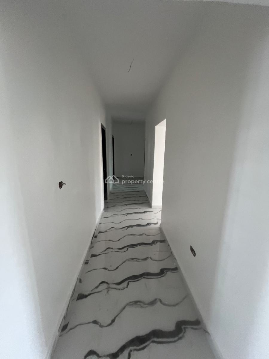 Brand New Beautiful Spacious 3 Bedroom Flat Upstairs and Downstairs, Mobil Road, Ilaje, Ajah, Lagos, Flat / Apartment for Rent