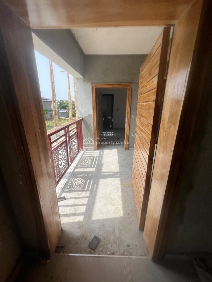 Brand New Beautiful Spacious 3 Bedroom Flat Upstairs and Downstairs, Mobil Road, Ilaje, Ajah, Lagos, Flat / Apartment for Rent