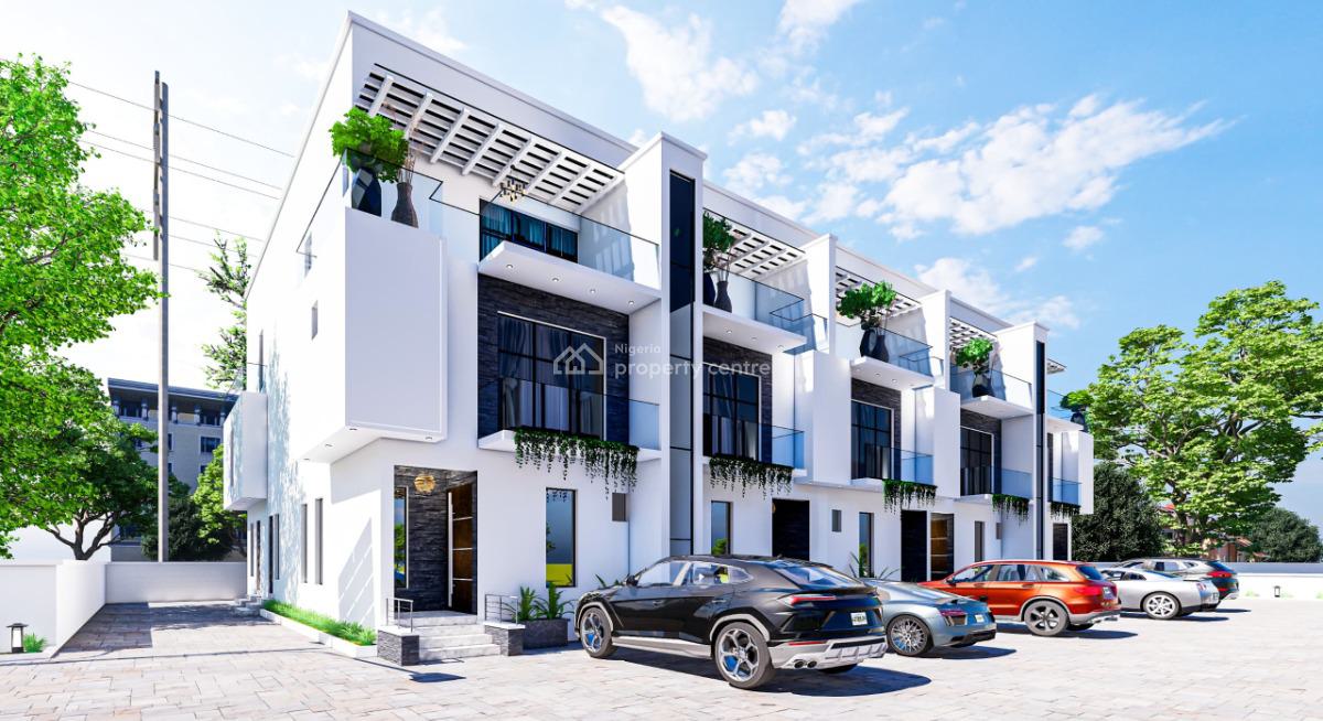 Elegant 5-bedroom Terrace Duplex, Gishiri Road, Katampe (main), Katampe, Abuja, Terraced Duplex for Sale