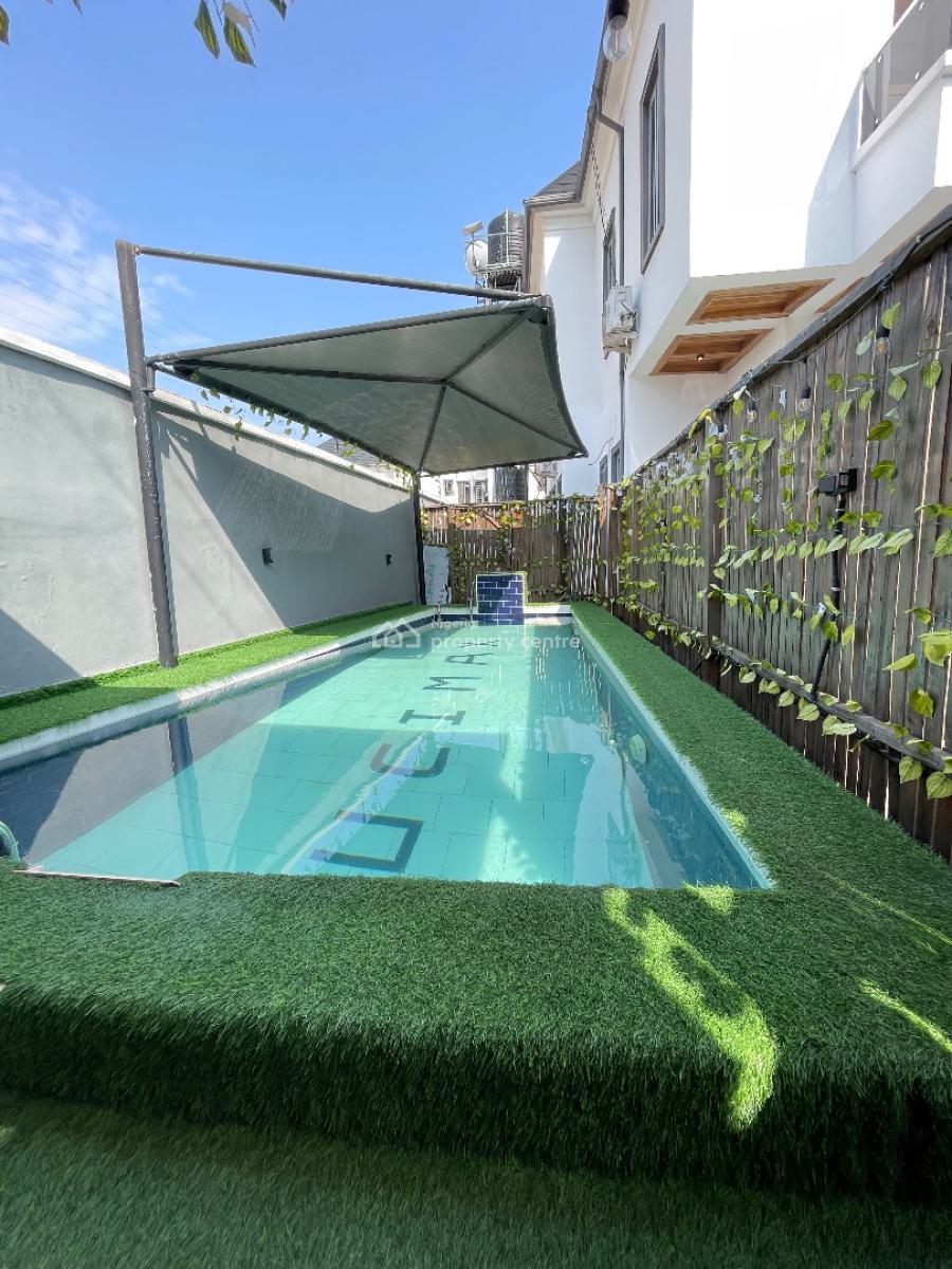 Fully Furnished 4 Bedroom Fully Detached Duplex with a Bq and a Swimming Pool, Gra, Ikota, Lekki, Lagos, Detached Duplex for Sale