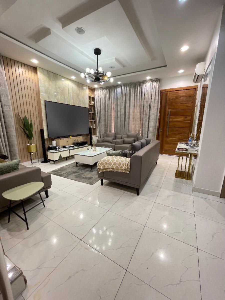 Fully Furnished 4 Bedroom Fully Detached Duplex with a Bq and a Swimming Pool, Gra, Ikota, Lekki, Lagos, Detached Duplex for Sale