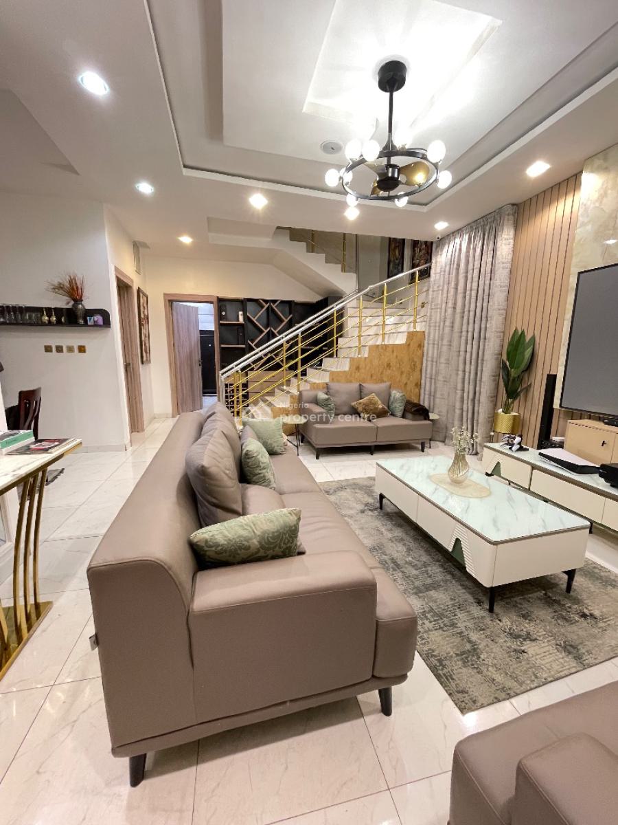 Fully Furnished 4 Bedroom Fully Detached Duplex with a Bq and a Swimming Pool, Gra, Ikota, Lekki, Lagos, Detached Duplex for Sale