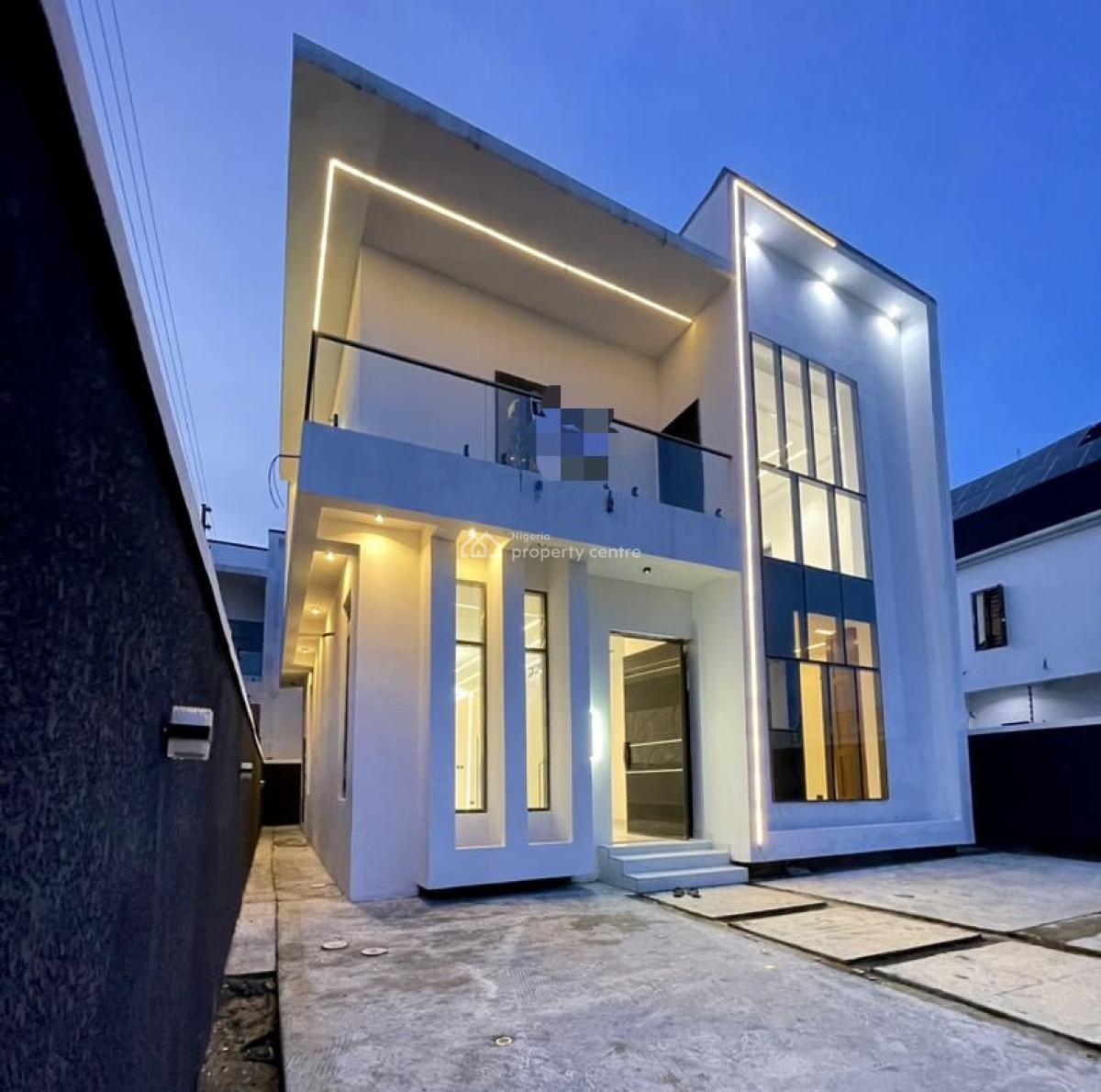 5 Bedrooms Duplex with Bq, Fully Detached House, Sangotedo, Ajah, Lagos, Detached Duplex for Sale