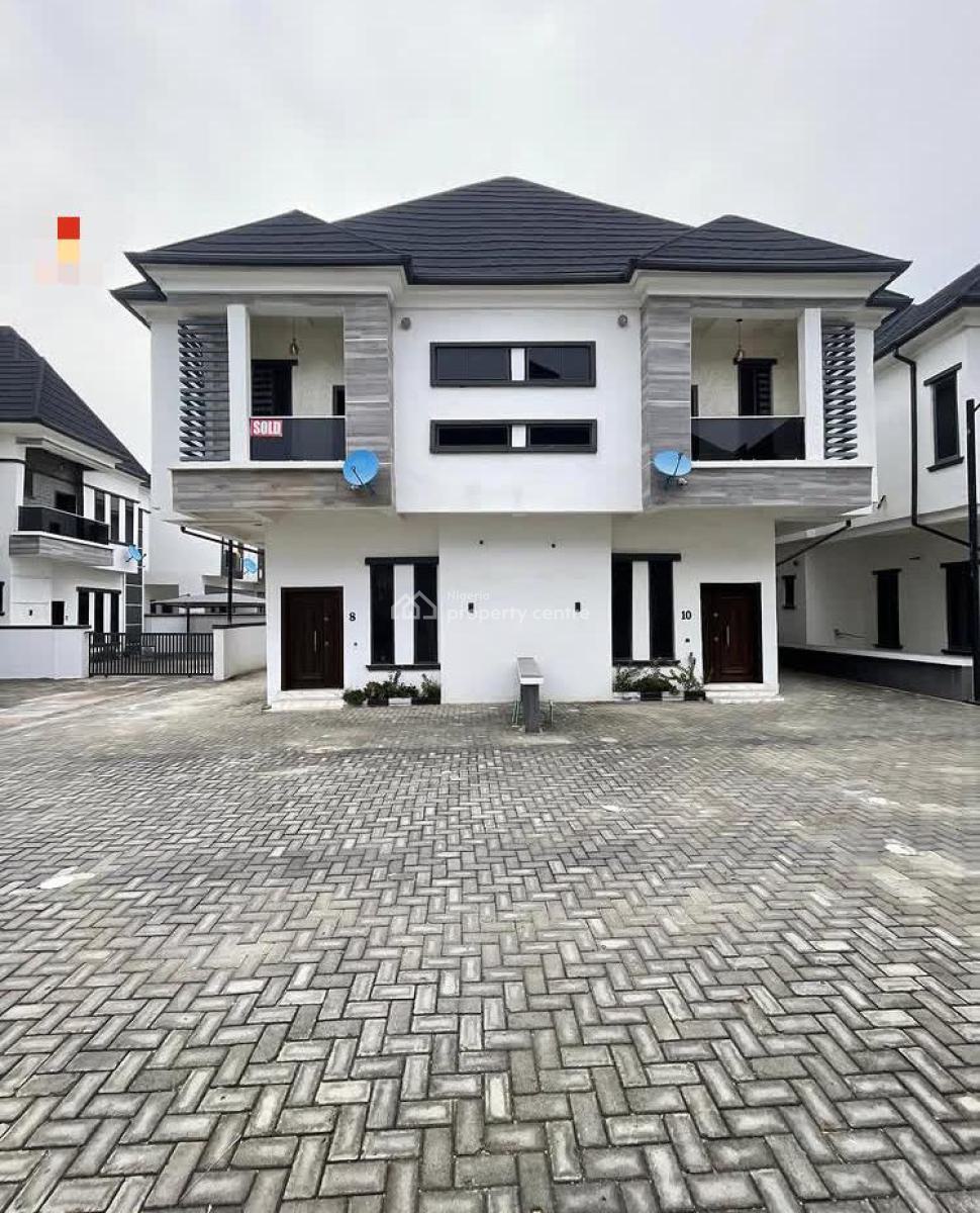 Luxury 4 Bedroom Duplex with Bq, Orchid Road, Lekki, Lagos, Semi-detached Duplex for Rent