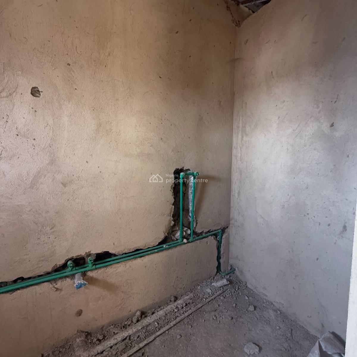 Shell-finished 1 Bedroom Apartment (en-suite) with Private Kitchen, Life Camp, Abuja, Flat / Apartment for Sale