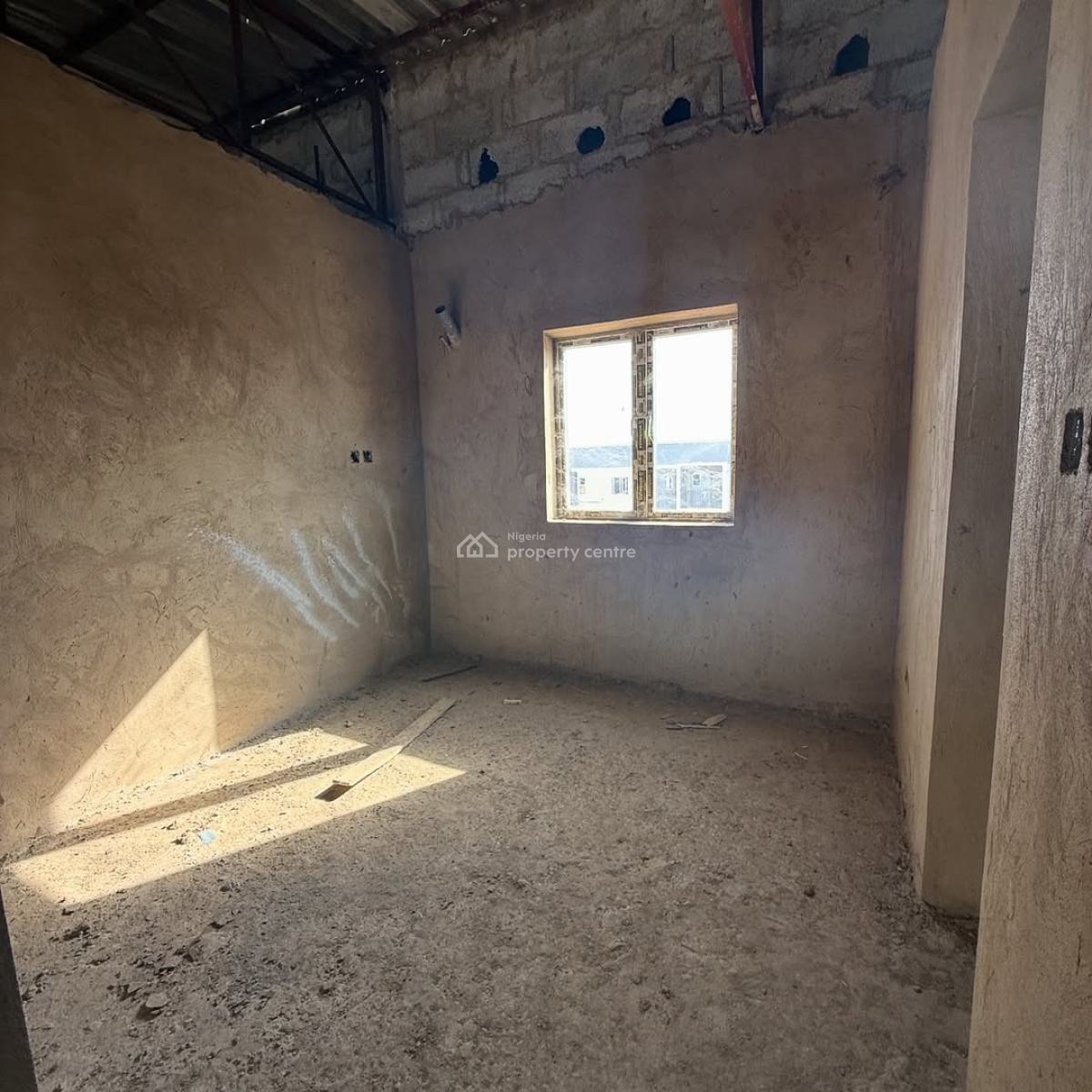 Shell-finished 1 Bedroom Apartment (en-suite) with Private Kitchen, Life Camp, Abuja, Flat / Apartment for Sale