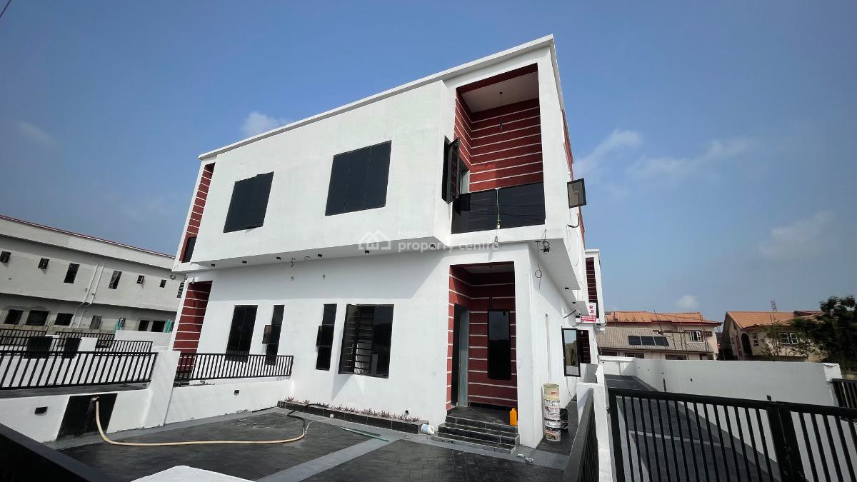 Luxury 4 Bedroom Semi Detached Duplex with a Bq, Sangotedo, Ajah, Lagos, Detached Duplex for Sale