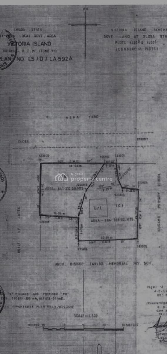 Joint Venture Opportunity, Olosa, Victoria Island (vi), Lagos, Residential Land Joint Venture