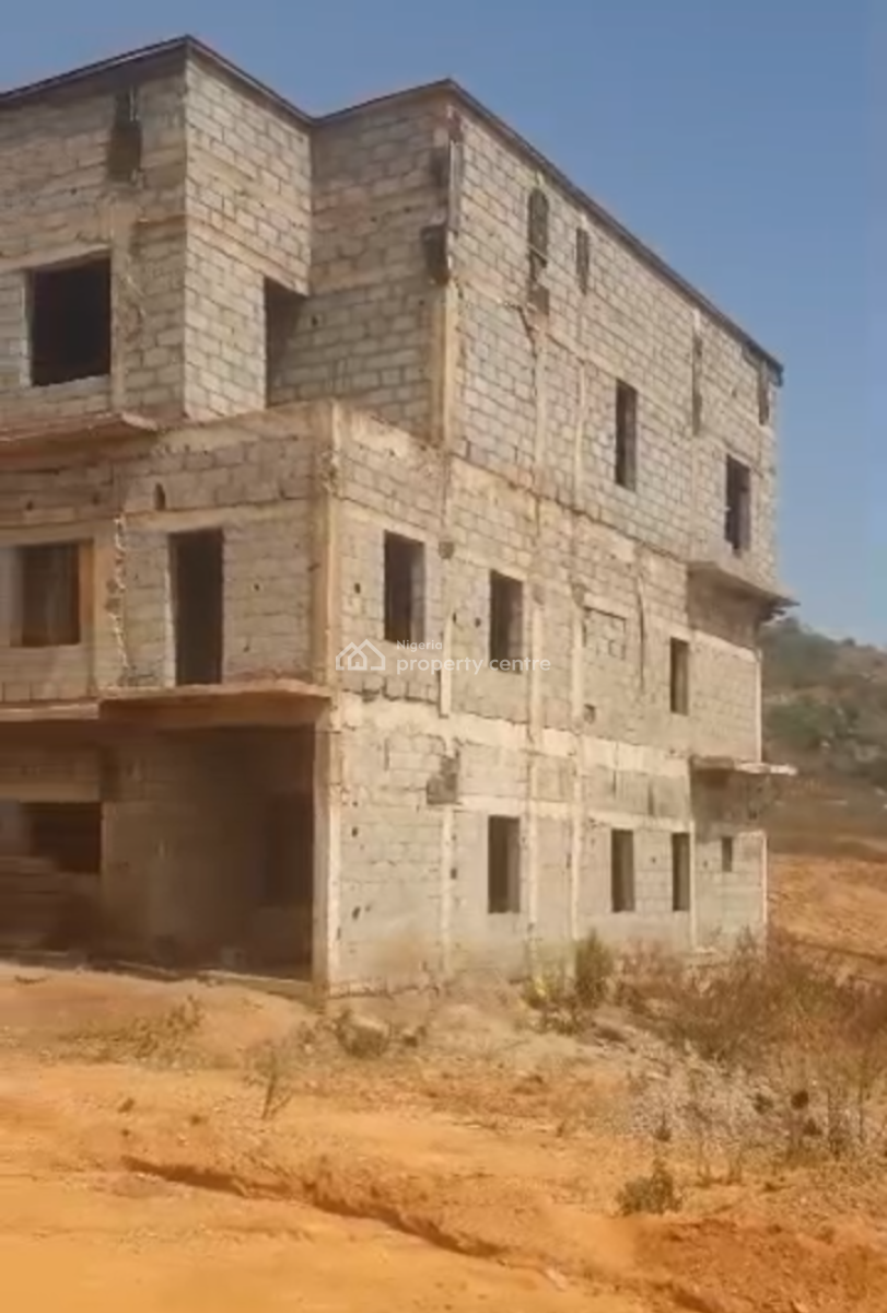 5 Bedroom 2 Floor Fully Detached Duplex Carcass, Diplomatic Hills Estate, Katampe Extension, Katampe, Abuja, Detached Duplex for Sale