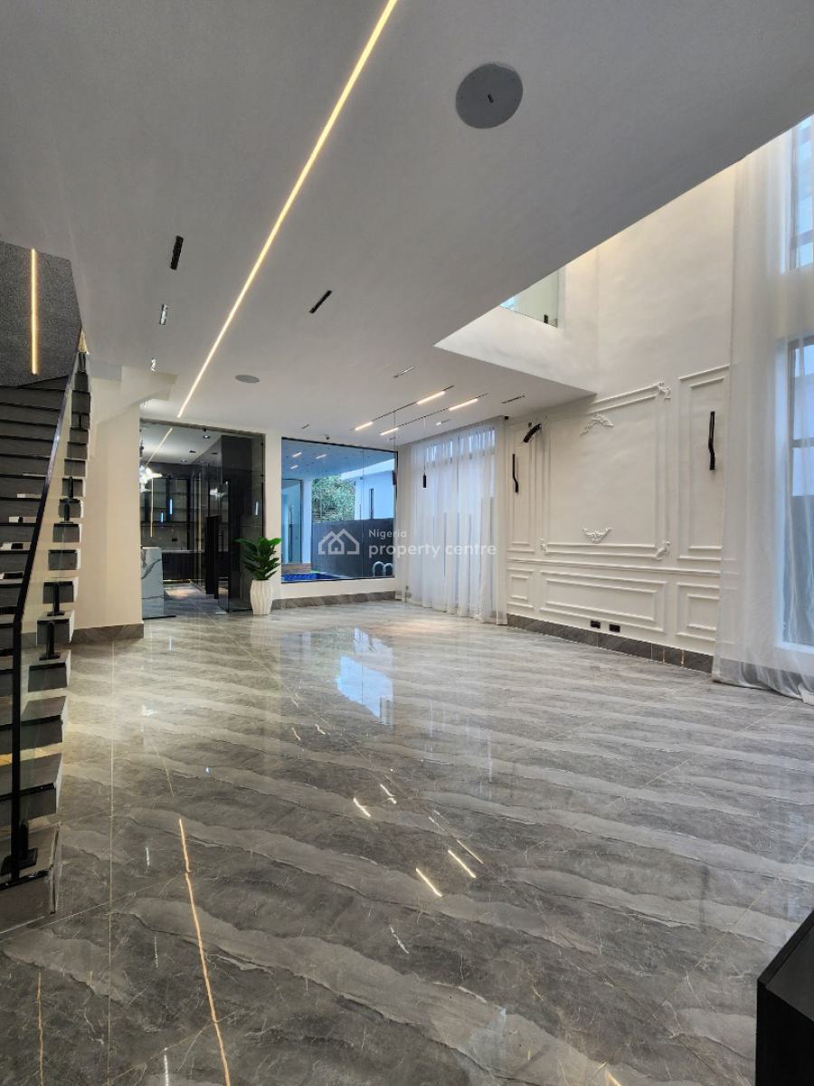 Luxury 5 Bedropm Detached Duplex with Bq & Pool in a Secured Estate, Chevron, Lekki, Lagos, Detached Duplex for Sale