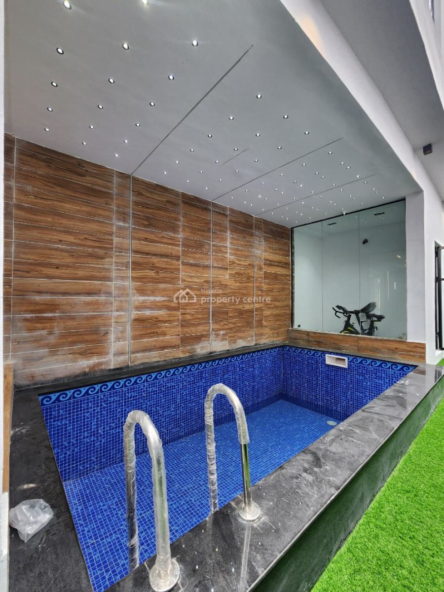 Luxury 5 Bedropm Detached Duplex with Bq & Pool in a Secured Estate, Chevron, Lekki, Lagos, Detached Duplex for Sale