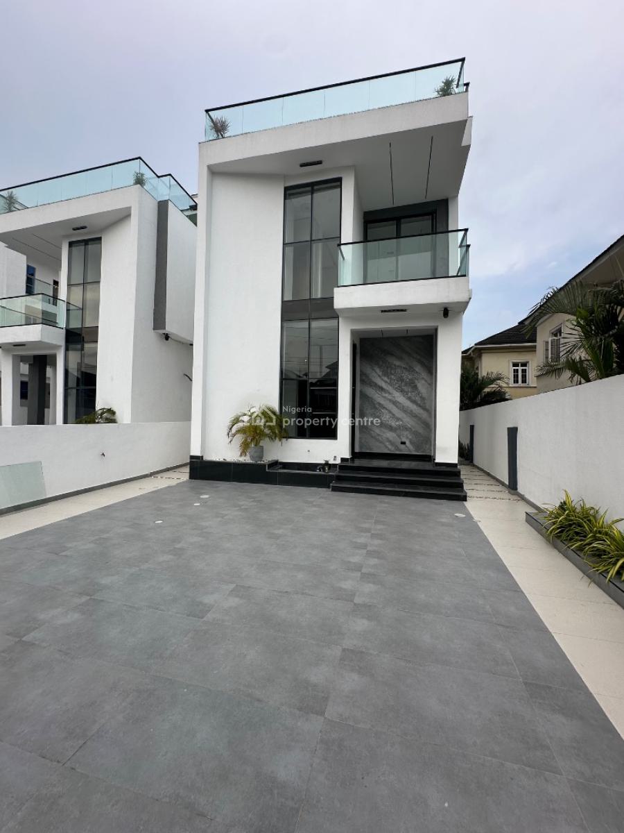 High- End Luxurious 5 Bedroom Duplex + Bq, Pool, Gym & Cinema, Chevron, Lekki, Lagos, House for Sale