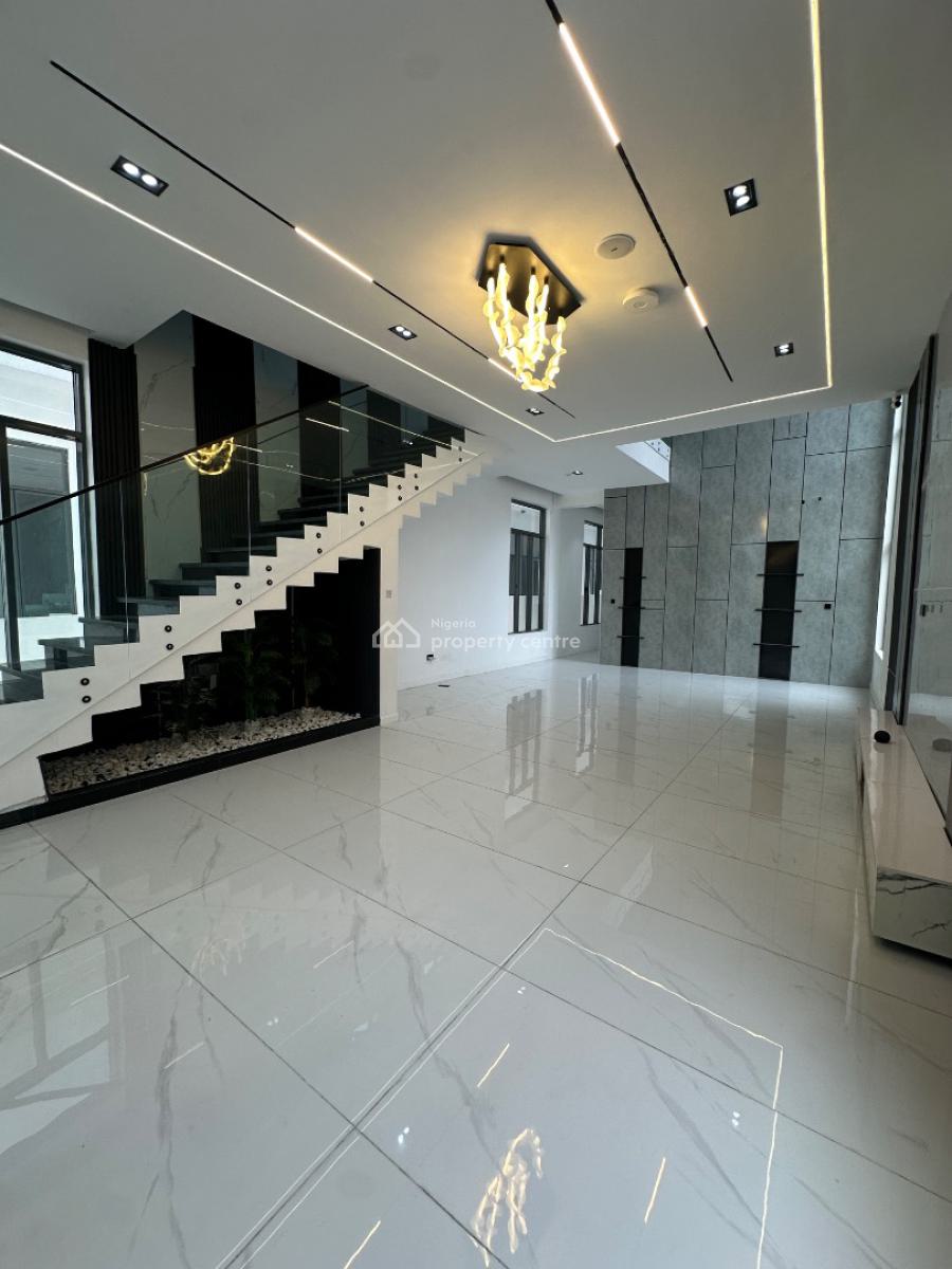 High- End Luxurious 5 Bedroom Duplex + Bq, Pool, Gym & Cinema, Chevron, Lekki, Lagos, House for Sale