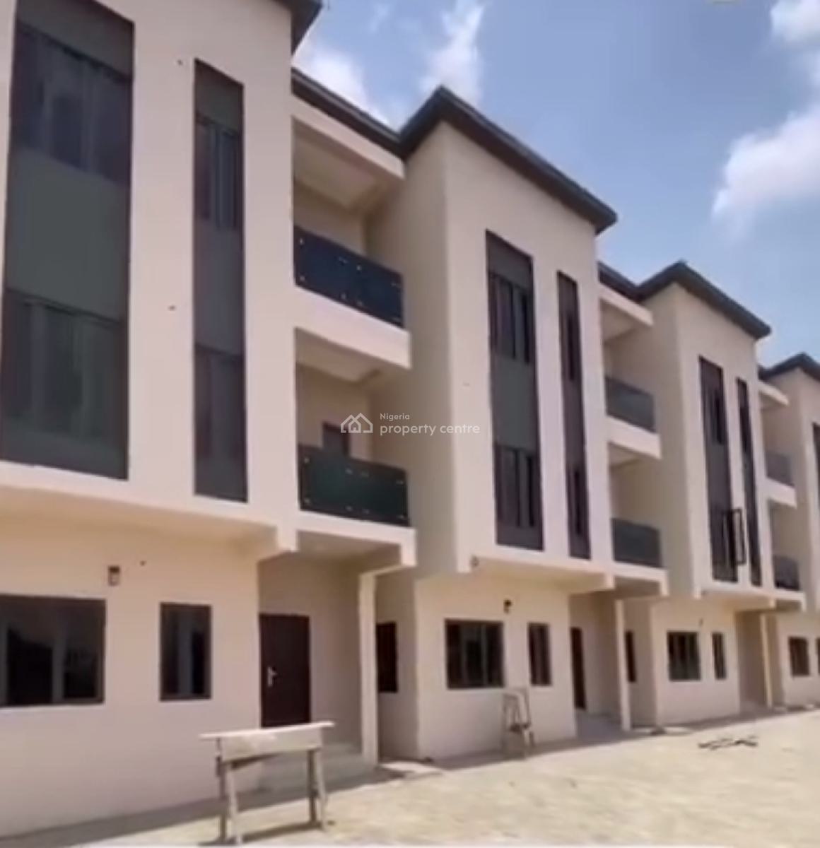 Brand New 4 Bedrooms Terrace Duplex & Bq, Gaduwa, Abuja, Terraced Duplex for Sale