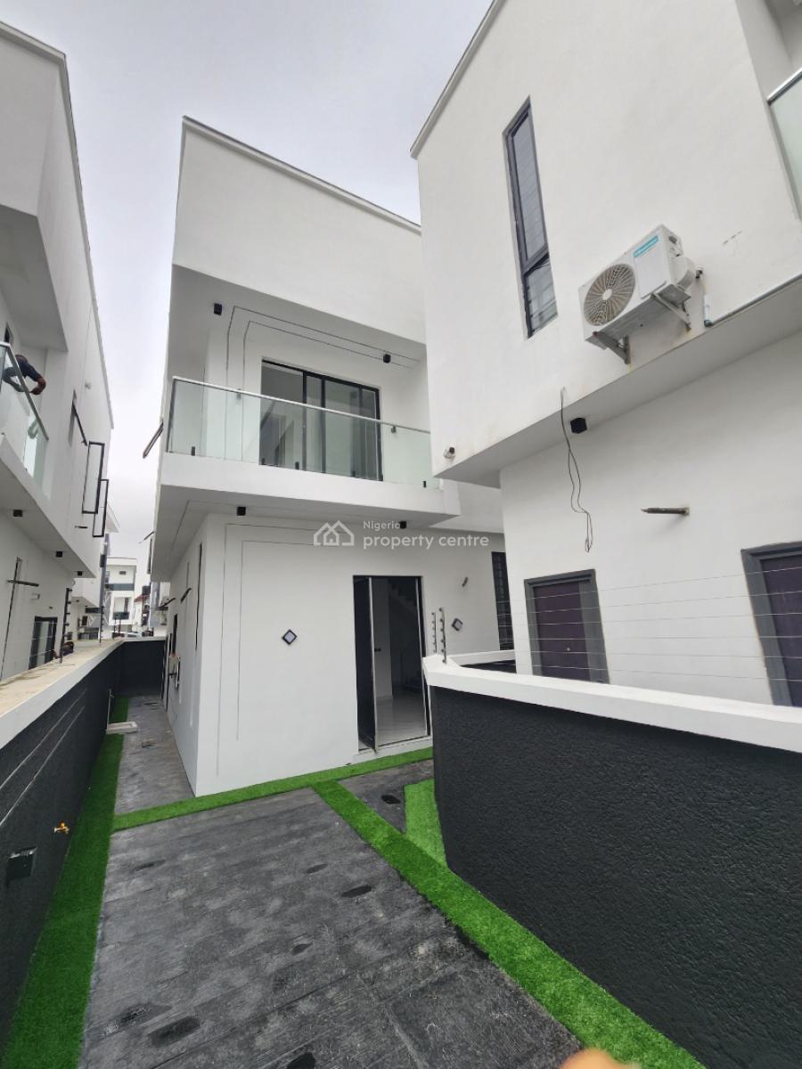 Lovely 4 Bedroom Semi Detached Duplex with Bq in a Secured Estate, Chevron, Lekki, Lagos, Semi-detached Duplex for Sale
