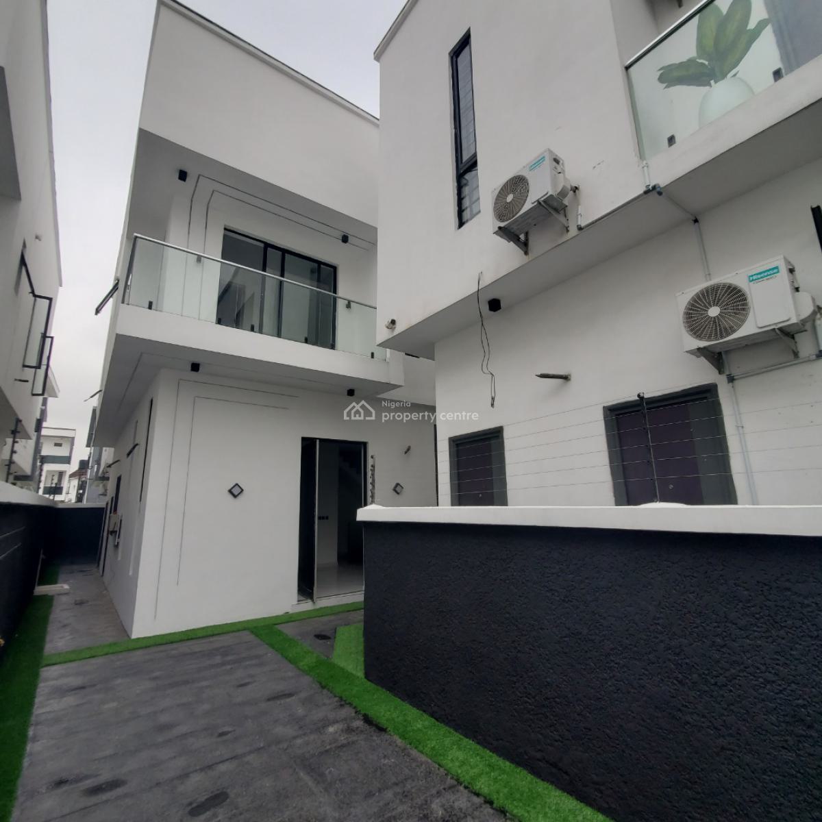 Astonishing 4 Bedroom Semi Detached Duplex with a Bq, Chevron, Lekki, Lagos, House for Sale