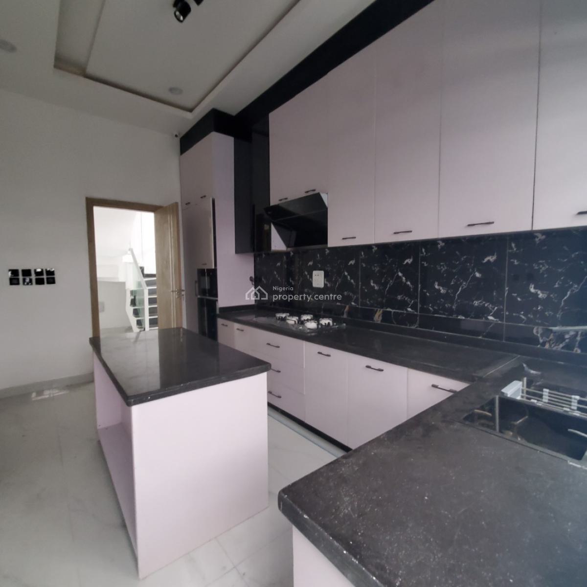 Astonishing 4 Bedroom Semi Detached Duplex with a Bq, Chevron, Lekki, Lagos, House for Sale