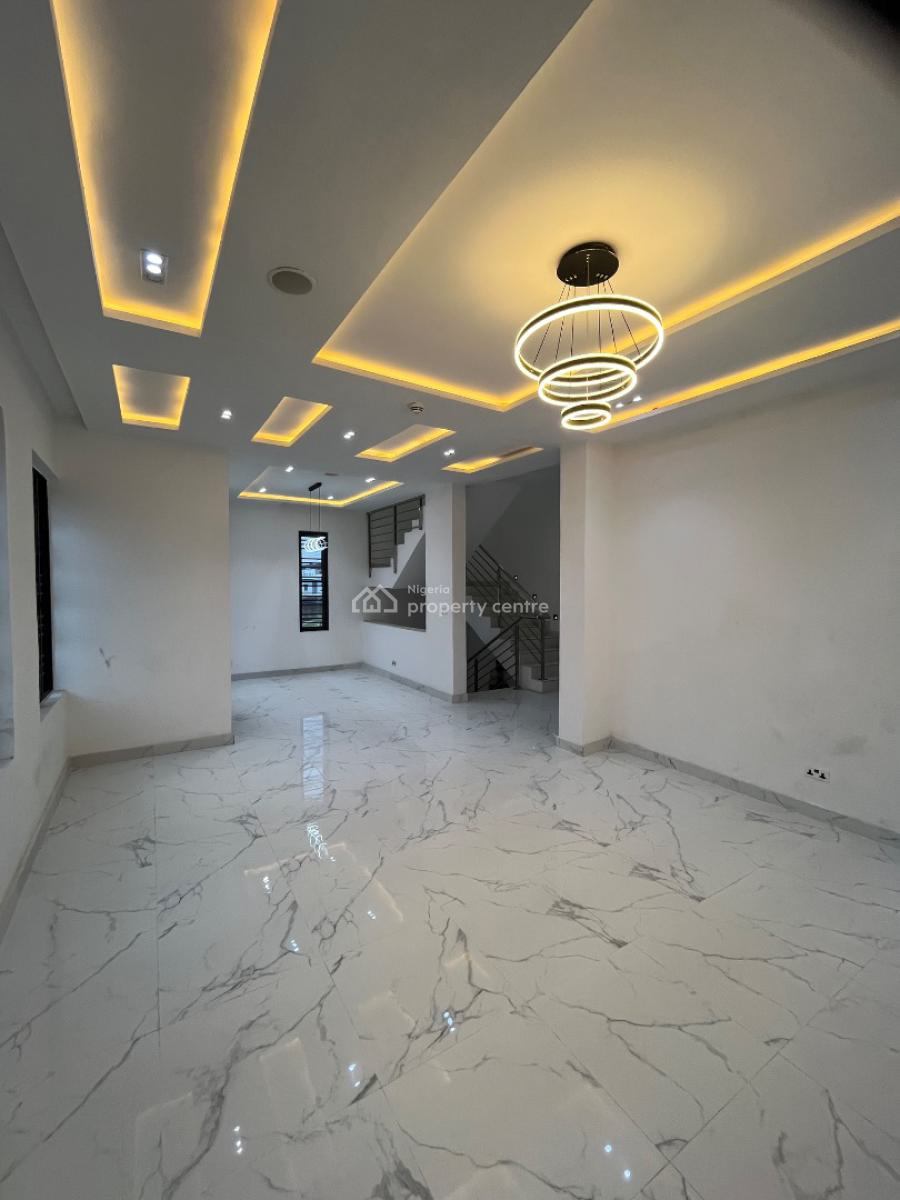 Brand New Smart 4 Brdroom Terrace Duplex with Bq, Ilasan, Ikate, Lekki, Lagos, Terraced Duplex for Rent
