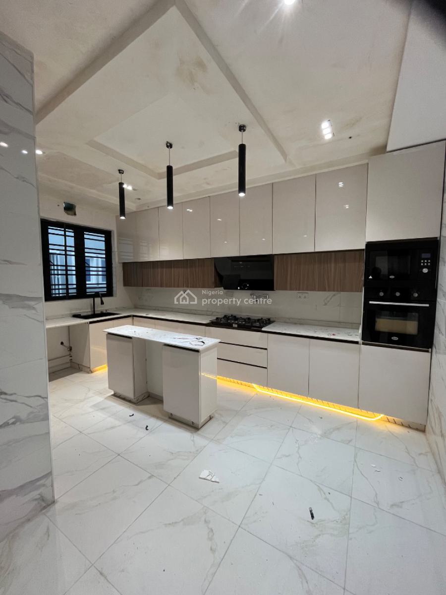 Brand New Smart 4 Brdroom Terrace Duplex with Bq, Ilasan, Ikate, Lekki, Lagos, Terraced Duplex for Rent