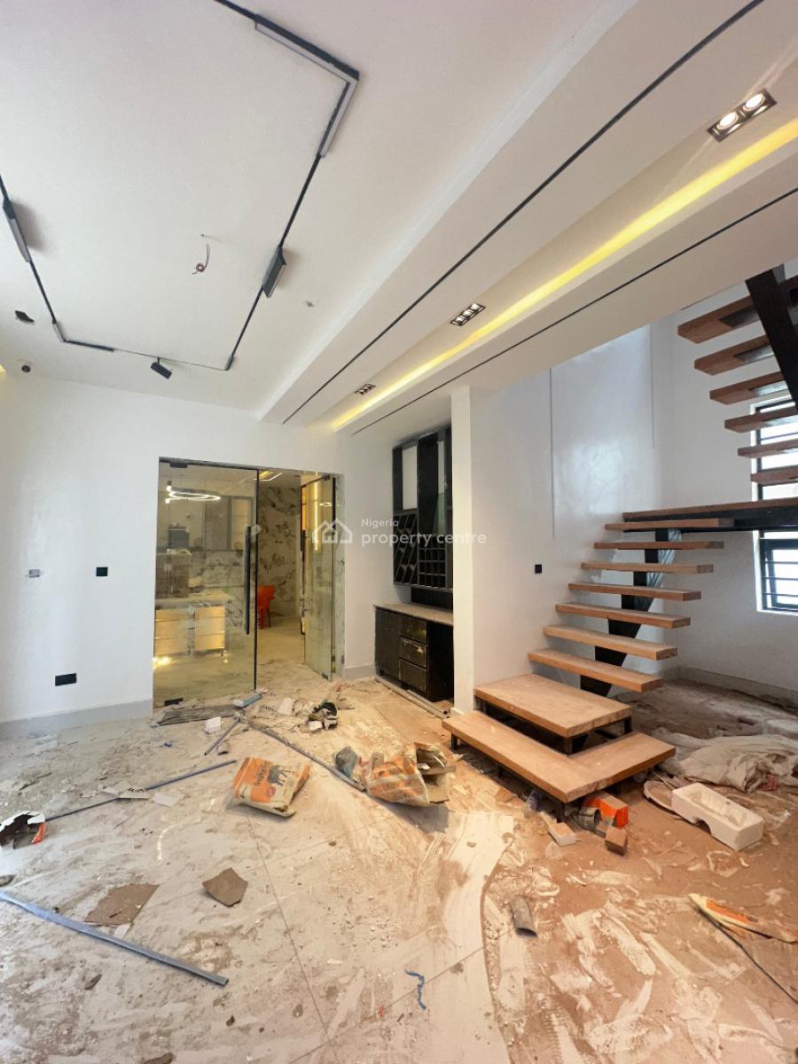 Spacious 5 Bedroom Detached with Bq, Rooftop Terrace, Pool and Cinema, Lekki Phase 1, Lekki, Lagos, Detached Duplex for Sale