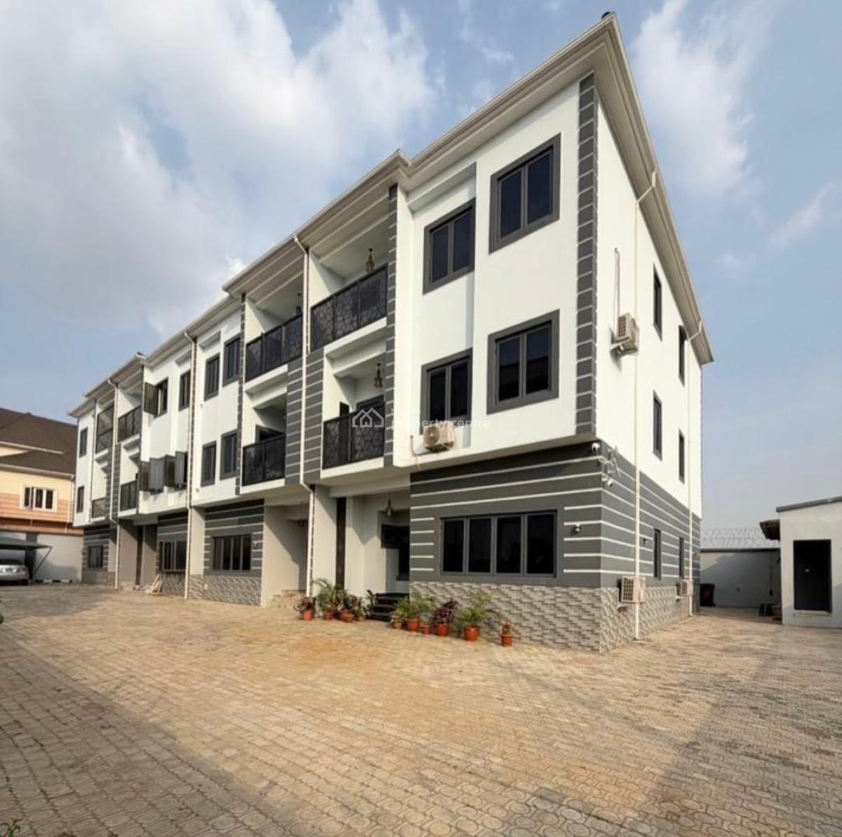 Newly Completed Mini Estate, 1 Unit 4 Bedrooms Terrace, Jahi, Abuja, Terraced Duplex for Sale