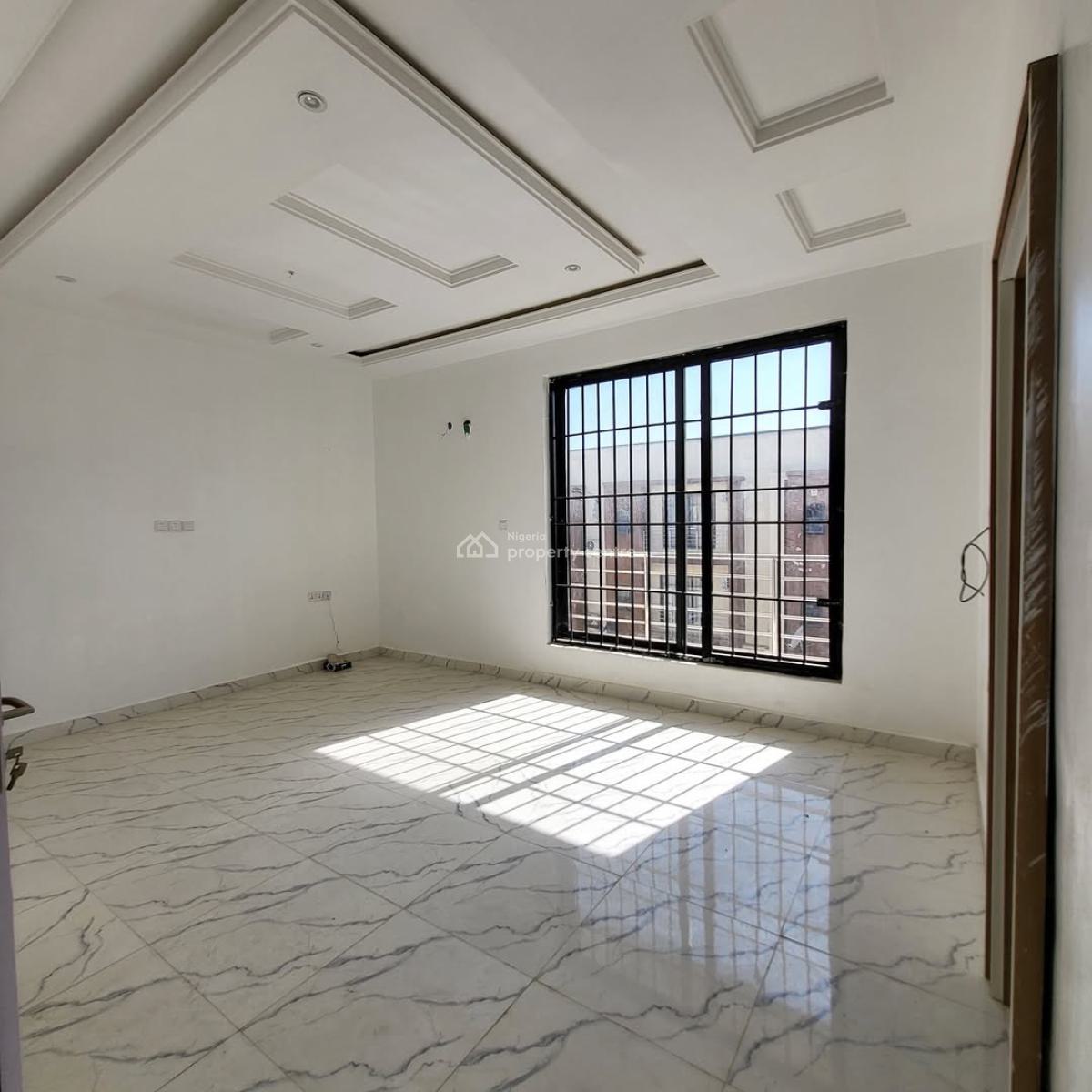 Brand New 4 Bedrooms Terrace Duplex with Two Living and One Room Bq, Apo, Abuja, Terraced Duplex for Sale