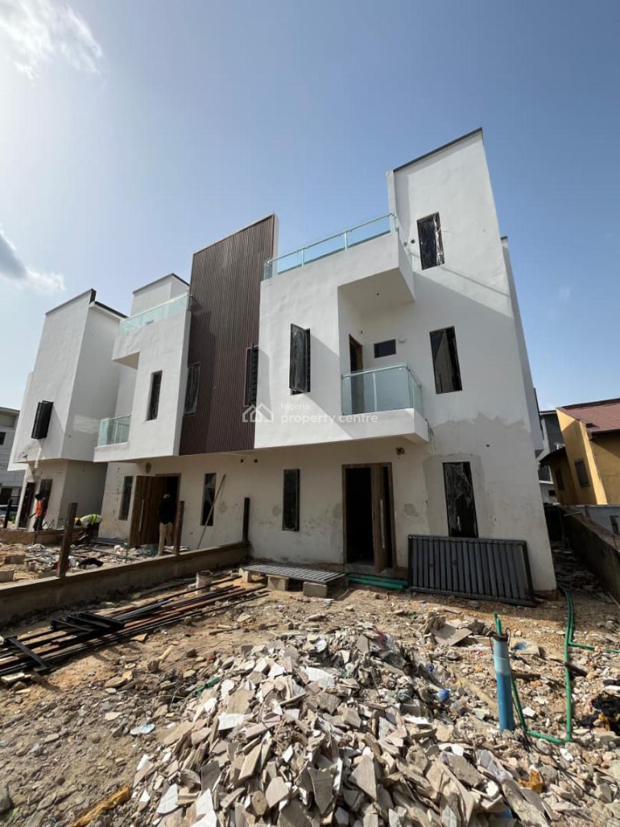 Luxury 4 Bedroom Semidetached Duplex in a Secured Estate, Gbagada, Lagos, Semi-detached Duplex for Sale
