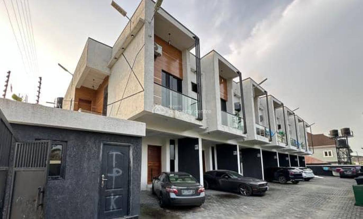 Newly Built 3 Bedroom Terrace with Bq, Abraham Adesanya, Ajah, Lagos, Terraced Duplex for Rent
