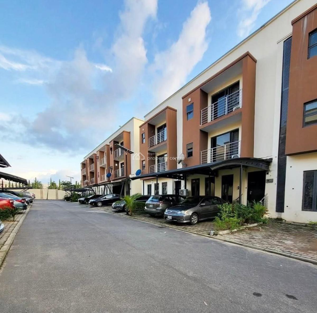 Brand New 4 Bedroom Spacious Terrace Duplex with Bq, Apo, Abuja, Terraced Duplex for Rent