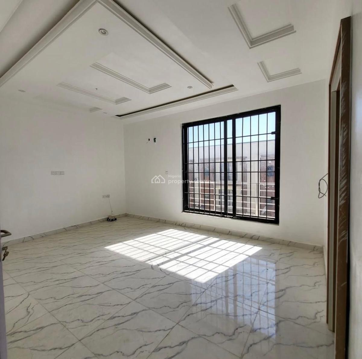 Brand New 4 Bedroom Spacious Terrace Duplex with Bq, Apo, Abuja, Terraced Duplex for Rent