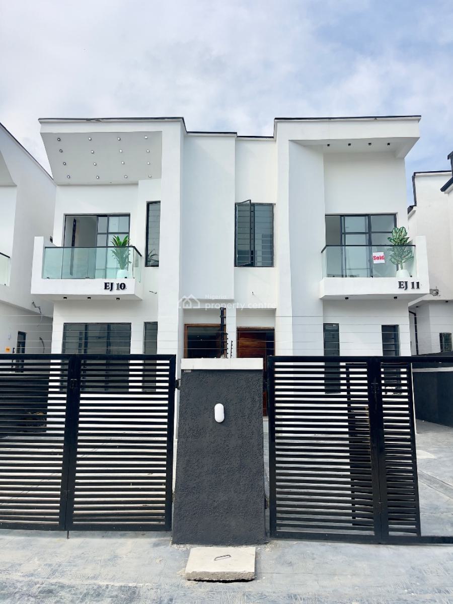 Standard 4 Bedroom Semi Detached Duplex, Ikota, Lekki, Lagos, Semi-detached Duplex for Sale