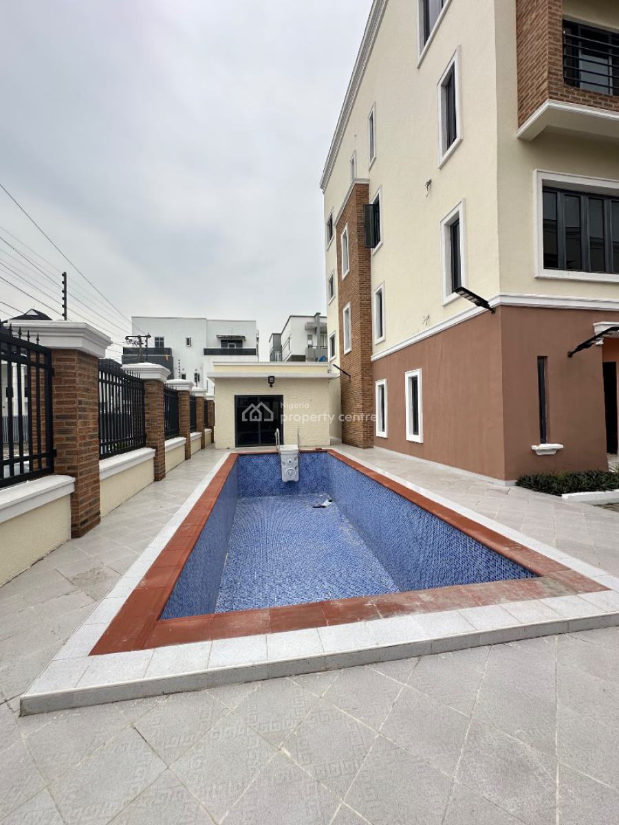 Spaciously Built 2 Bedroom Terrace Duplex with Pool and Gym, Lekki Phase 1, Lekki, Lagos, Terraced Duplex for Rent