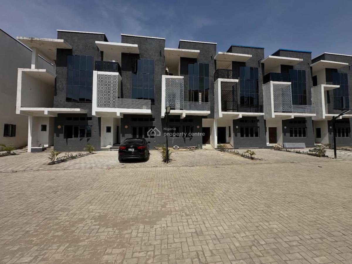 New 4 Bedroom Terrace Duplex 2 Living Rooms + Boys Quarters, Gudu, Abuja, Terraced Duplex for Sale