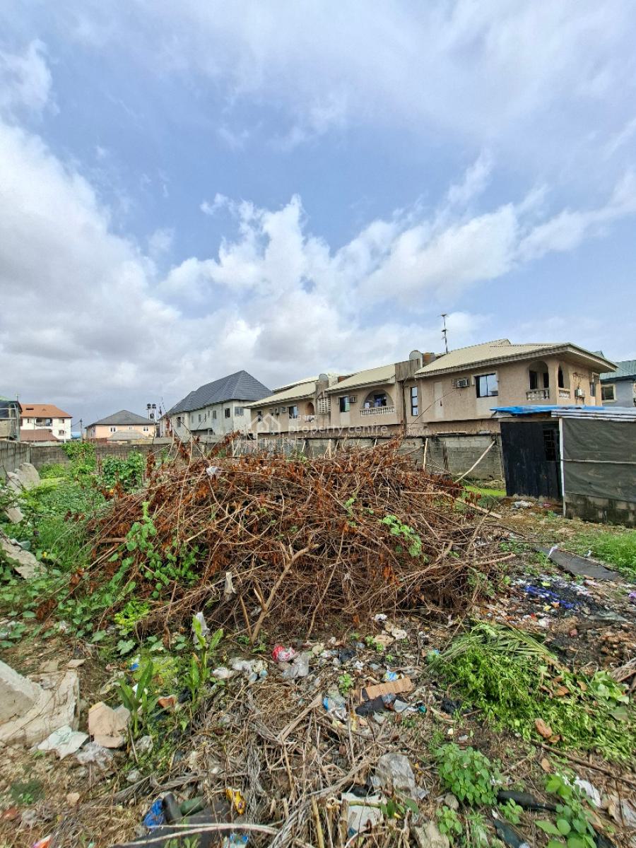 Land with Solid Foundation in a Secured Location, Off Grandmate, Ago Palace, Isolo, Lagos, Residential Land for Sale