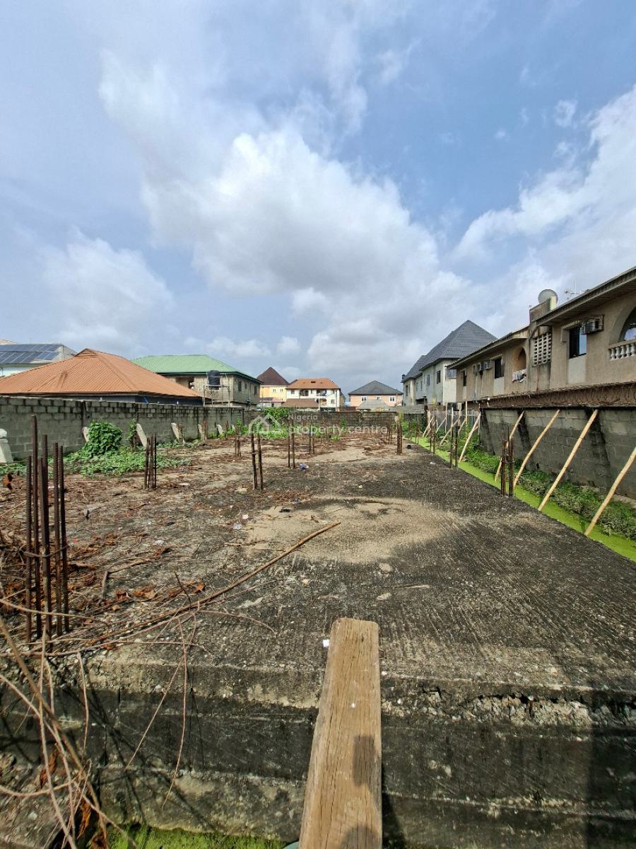 Land with Solid Foundation in a Secured Location, Off Grandmate, Ago Palace, Isolo, Lagos, Residential Land for Sale
