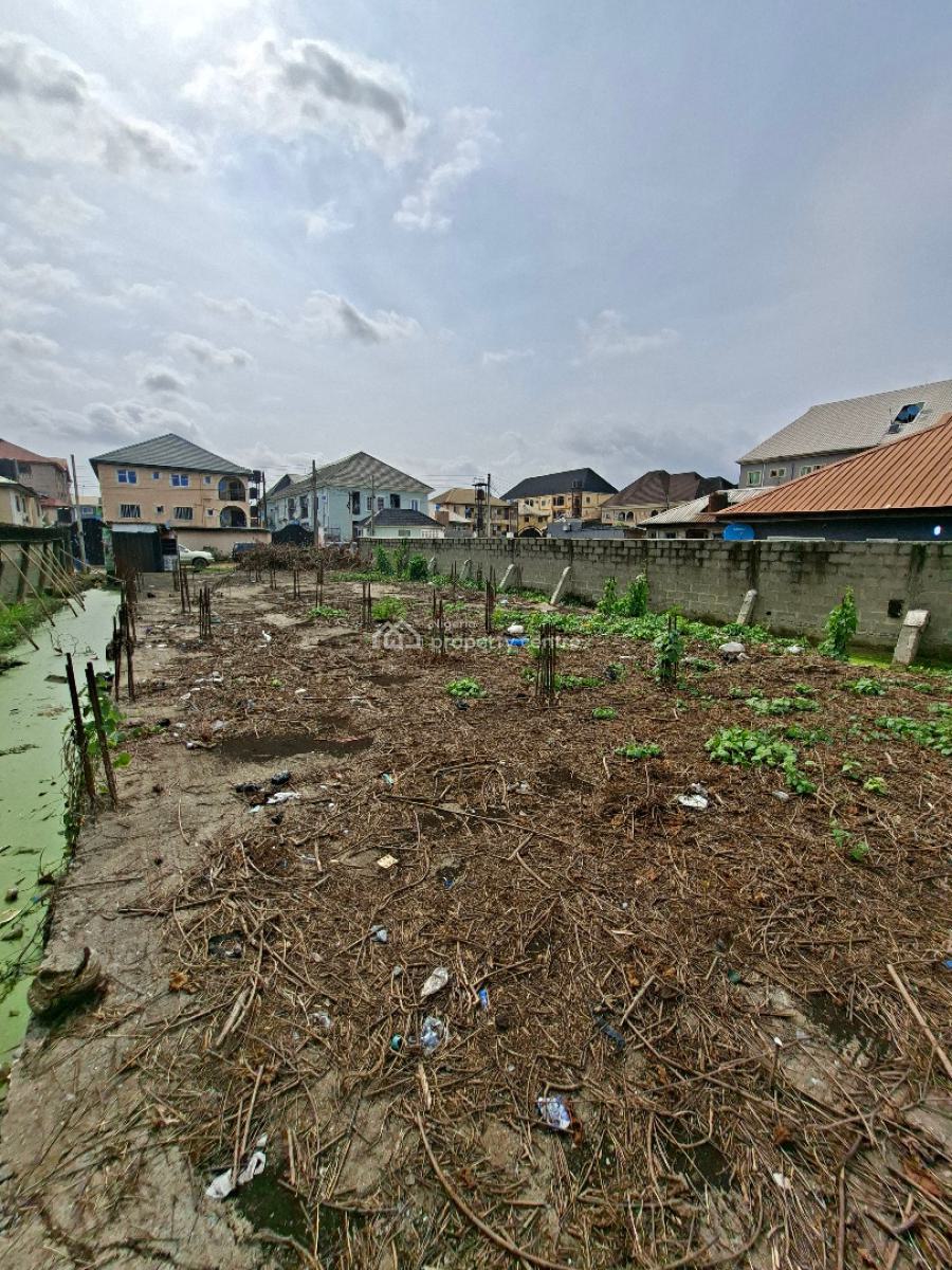 Land with Solid Foundation in a Secured Location, Off Grandmate, Ago Palace, Isolo, Lagos, Residential Land for Sale