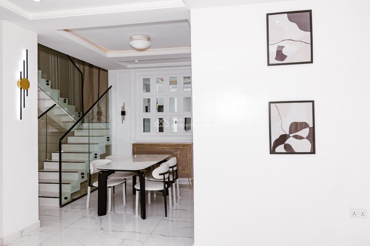 Luxury 4 Bedroom Maisonette, 30 a, Olabanji Olajide Street, Lekki Phase 1, Lekki, Lagos, Flat / Apartment Short Let