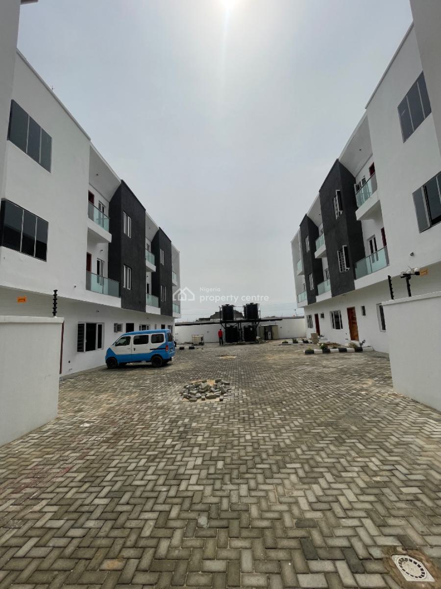 Neatly Built 4 Bedroom Terrace Duplex with Bq, Off Kusenla Road, Ikate Elegushi, Lekki, Lagos, Terraced Duplex for Sale