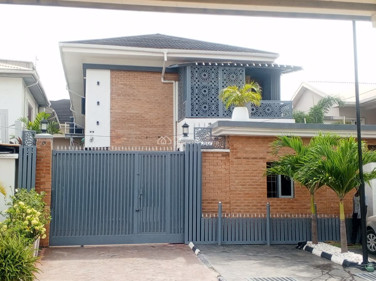 Luxury 5 Bedroom Fully Detached House with Bq, Lekki Phase 1, Lekki, Lagos, Detached Duplex for Rent