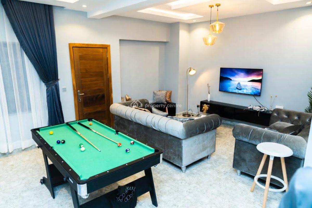 4 Bedrooms Terraced Duplex with Pool, Snooker, Ps5 and Bathtub, Mijl Residence & Villa, Ikate Elegushi, Lekki, Lagos, Terraced Duplex Short Let