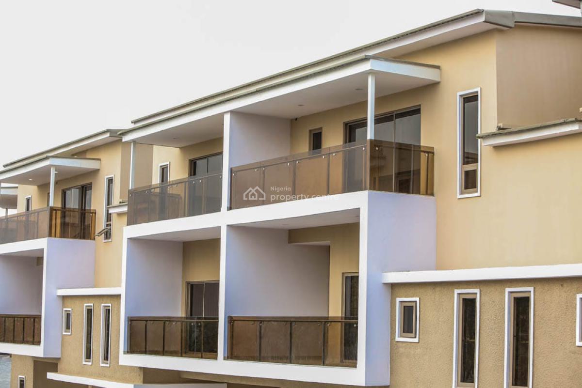 Newly Finished 4 Bedroom Terrace Duplex with Bq, Guzape District, Abuja, Terraced Duplex for Sale
