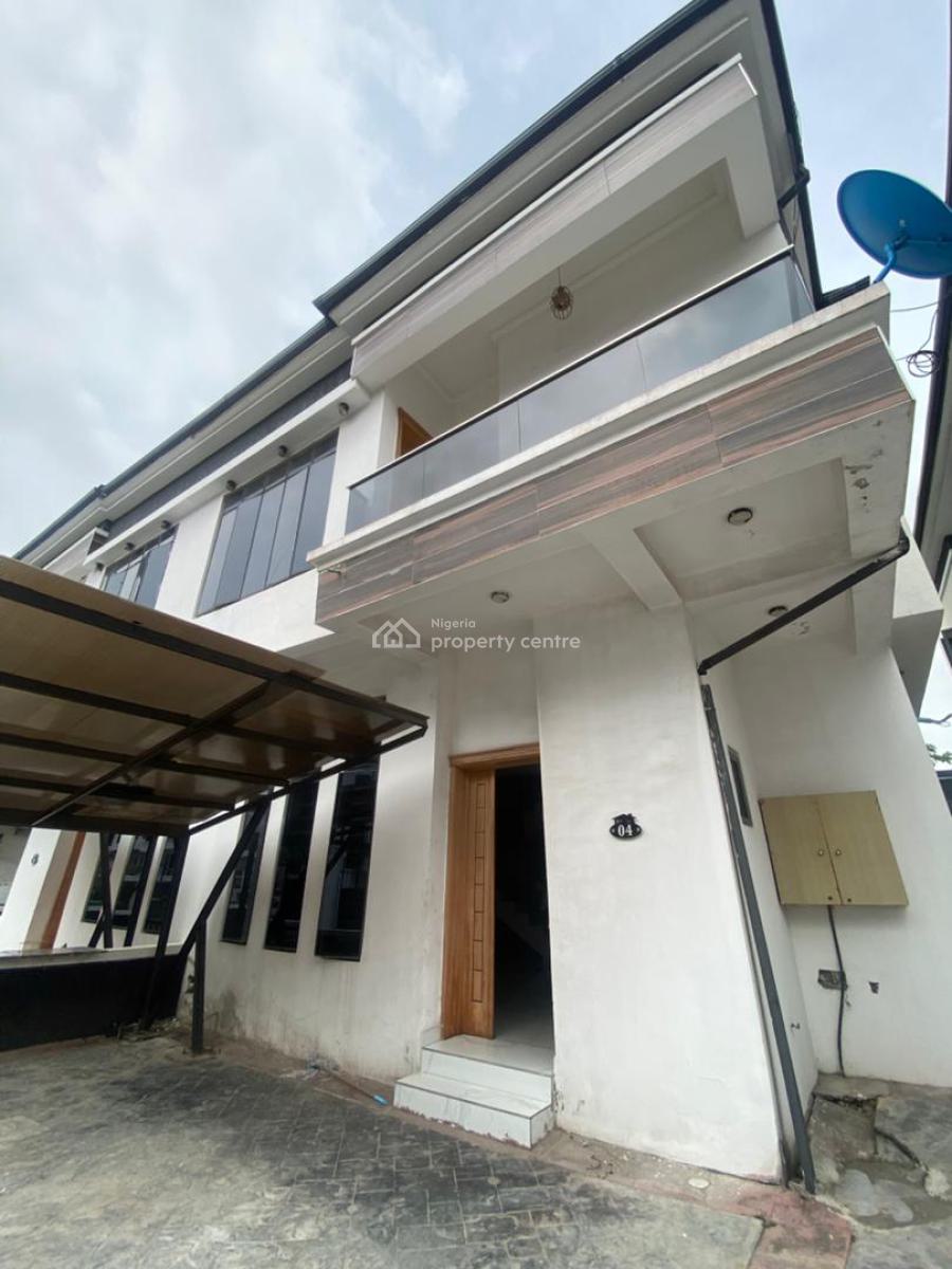 Exquisite 4 Bedroom Semi-detached Duplex with Bq, Chevron, Lekki Phase 2, Lekki, Lagos, Semi-detached Duplex for Rent