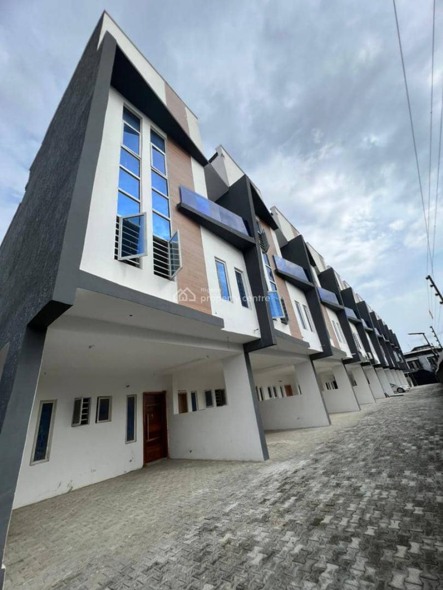 Exquisite 4 Bedroom Terrace Duplex with Bq, Ikate, Lekki, Lagos, Terraced Duplex for Rent