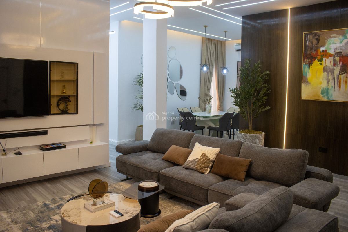 Luxury 3 Bedrooms Flat with Pool,lift, Shonibare Estate, Maryland, Lagos, Flat / Apartment Short Let