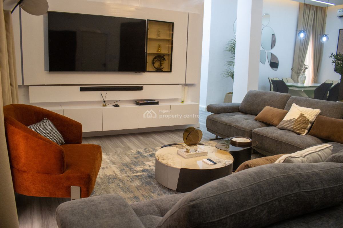 Luxury 3 Bedrooms Flat with Pool,lift, Shonibare Estate, Maryland, Lagos, Flat / Apartment Short Let