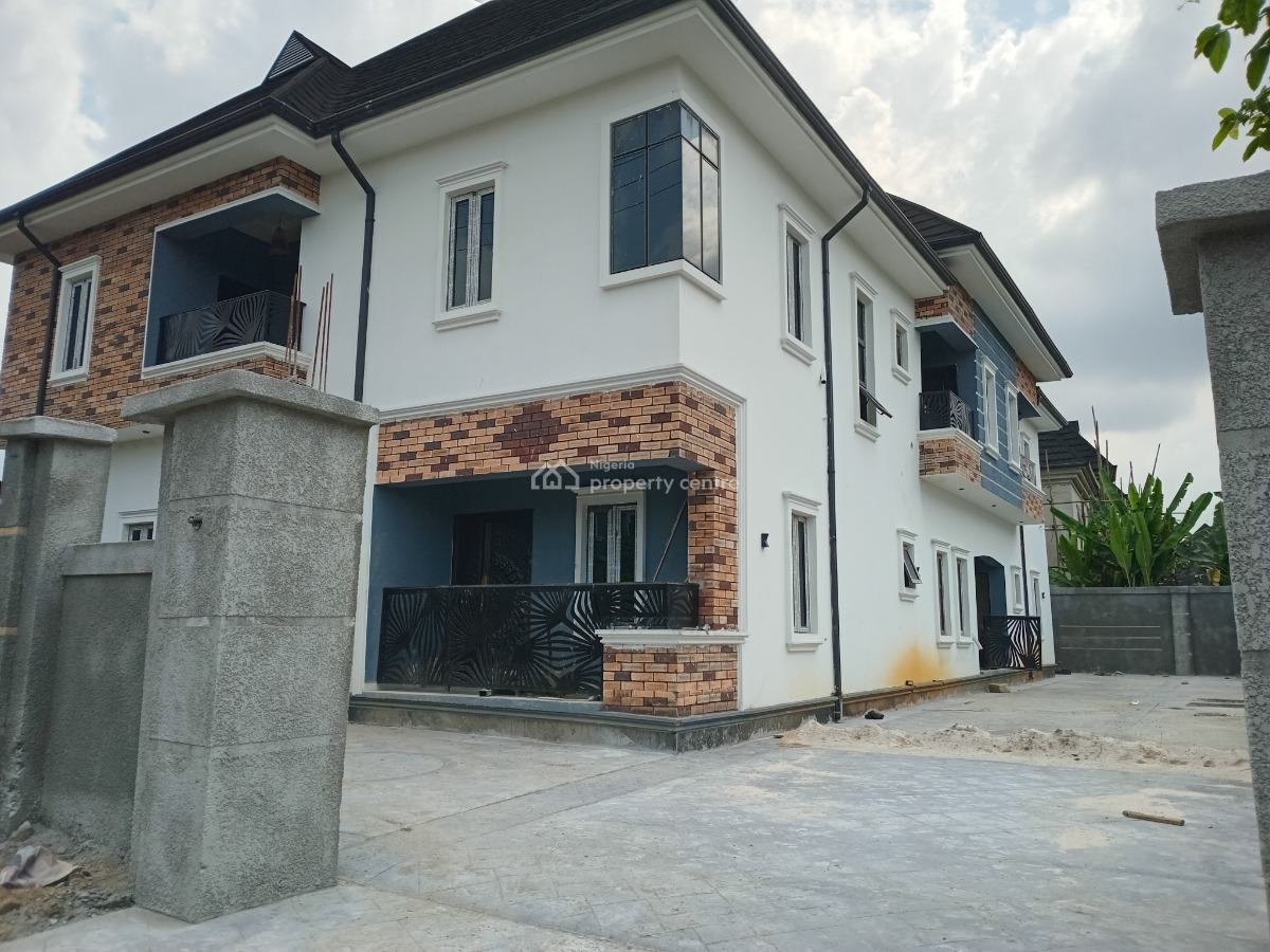 Brand New 2 Units of 4 Bedroom Duplex in a Serene and Secured Estate, Shell Cooperative Eneka Link Road, Port Harcourt, Rivers, Semi-detached Duplex for Rent