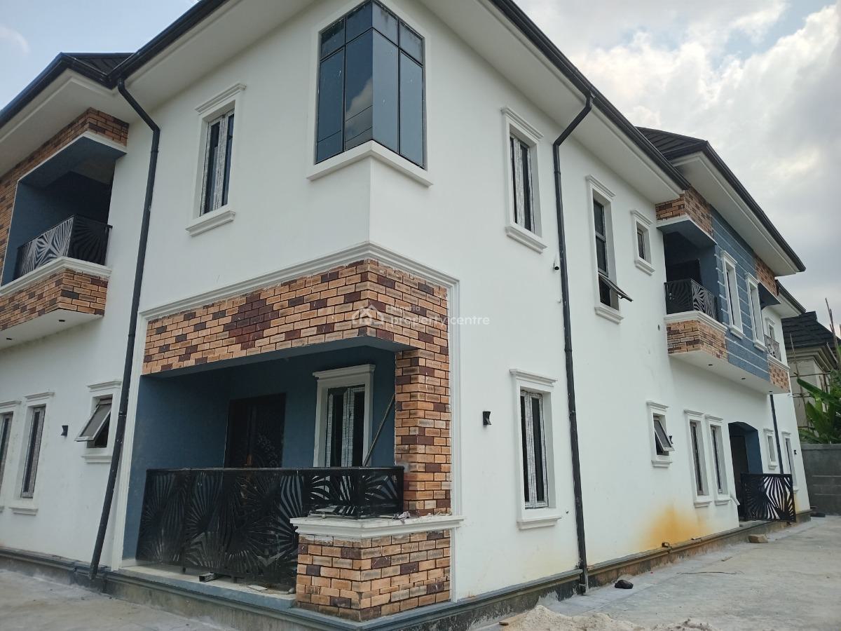 Brand New 2 Units of 4 Bedroom Duplex in a Serene and Secured Estate, Shell Cooperative Eneka Link Road, Port Harcourt, Rivers, Semi-detached Duplex for Rent