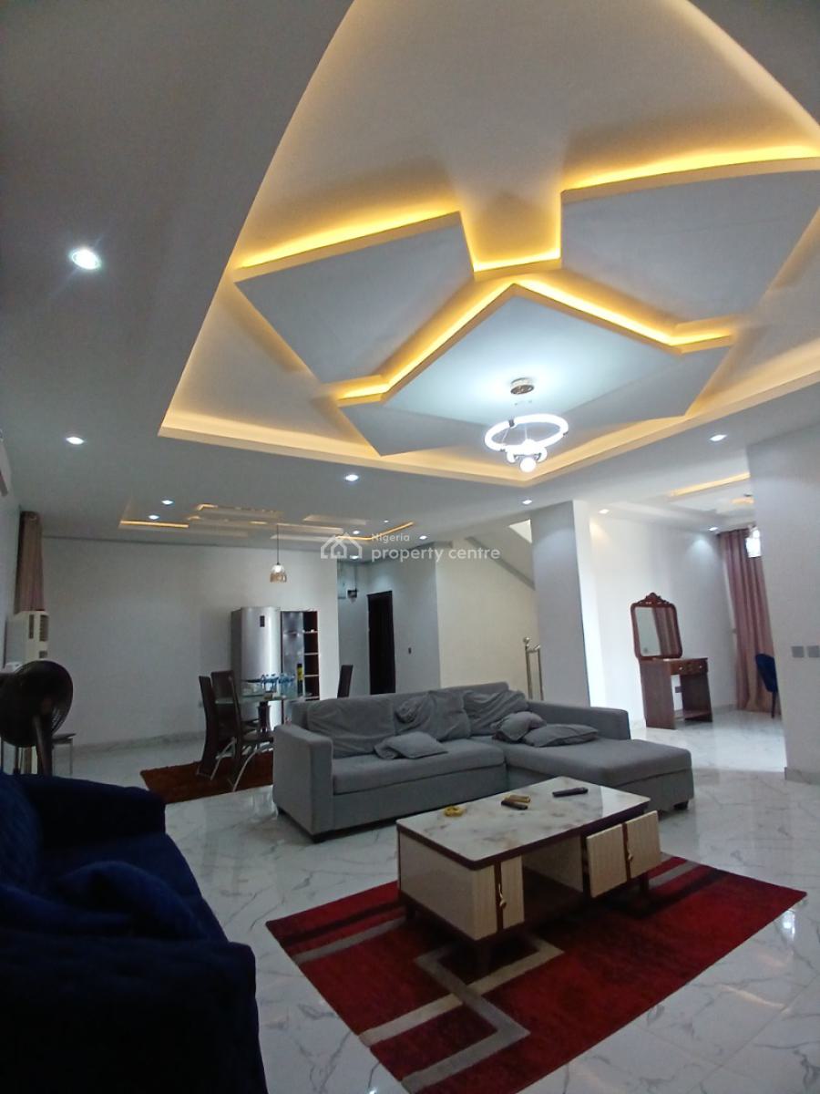 Fully Furnished 5 Bedroom Detached Duplex with 1room Bq, Diplomatic Zone, Guzape District, Abuja, Detached Duplex for Rent